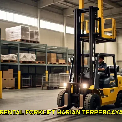 rental forklift harian terpercaya